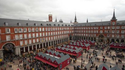 Mercadillo de la Plaza Mayor de día