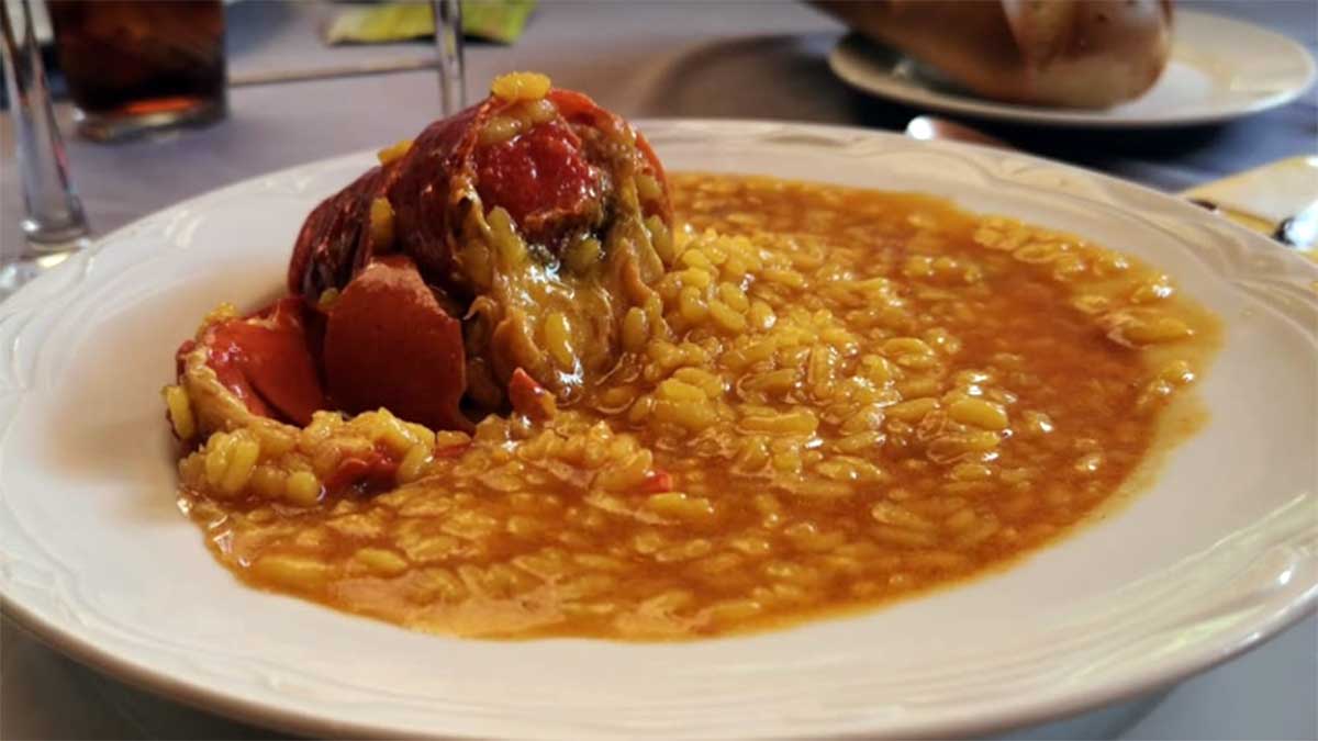 Arroz con bogavante
