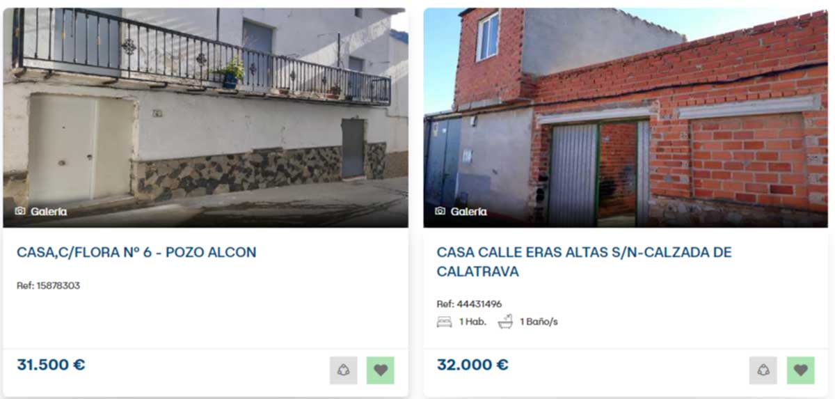 Viviendas por 31.000 euros