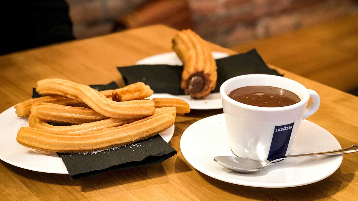 Churros rellenos