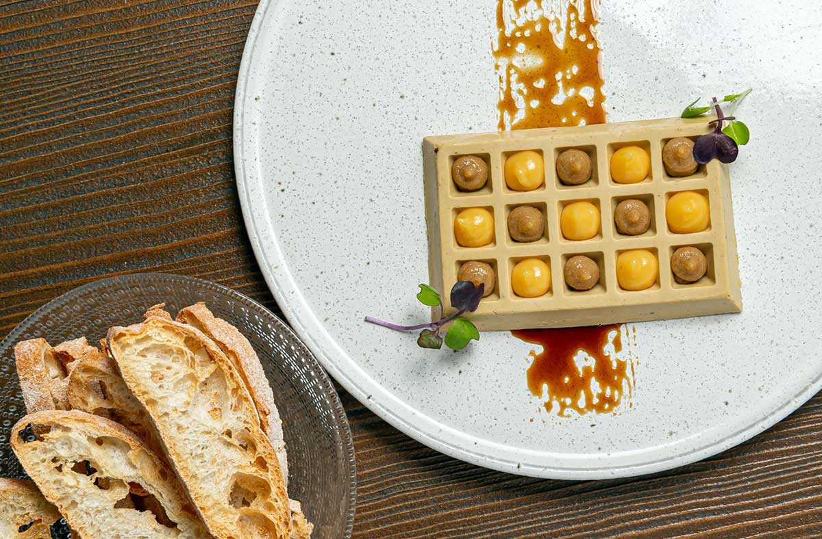 Gofre de foie
