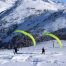 Los mejores sitios para hacer vuelos de parapente en la nieve o Speedride