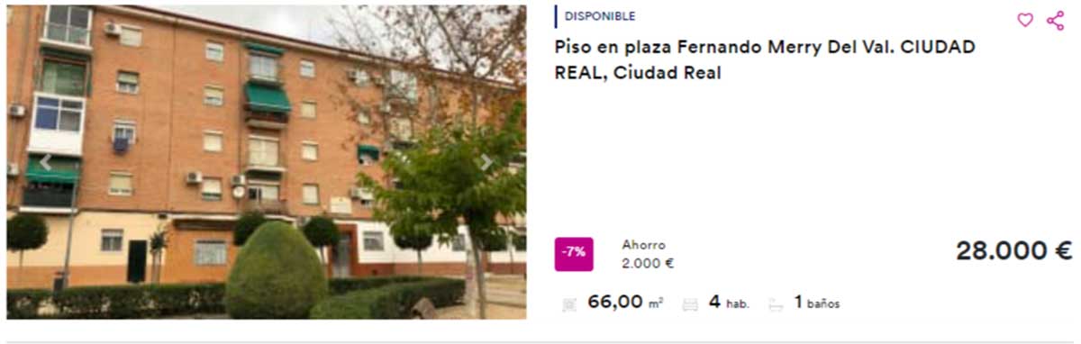 Vivienda por 28.000 euros