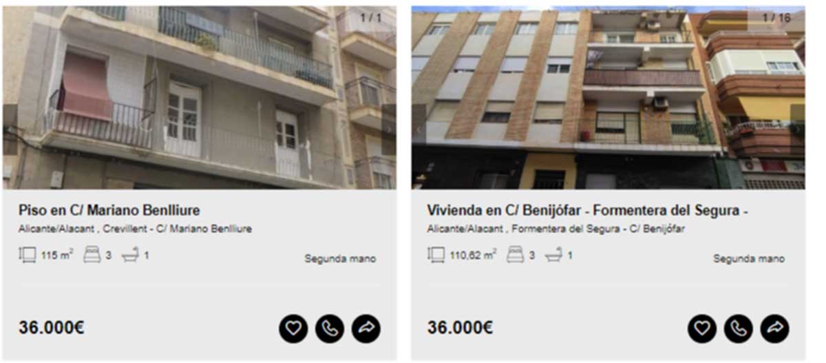 Piso en venta por 36.000 euros