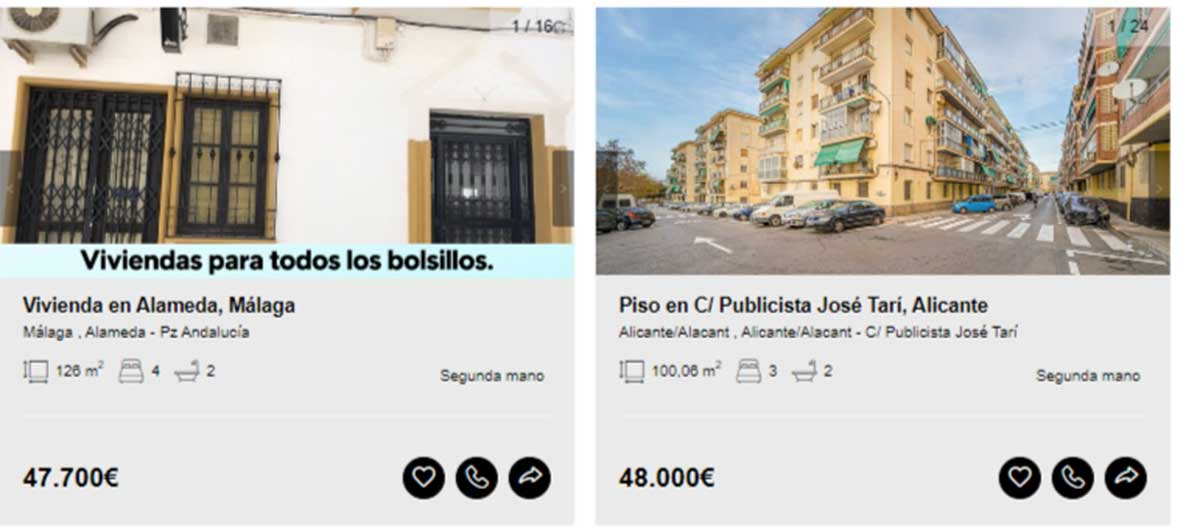 Piso en venta por 46.000 euros
