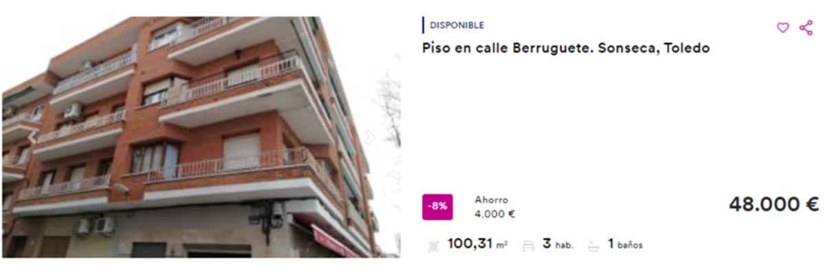 Vivienda a la venta por 48.000 euros