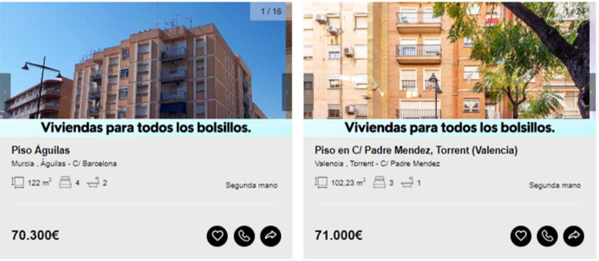 Vivienda en venta por 70.000 euros
