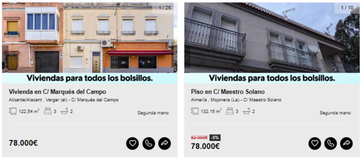 Pisos por menos de 80.000 euros en venta