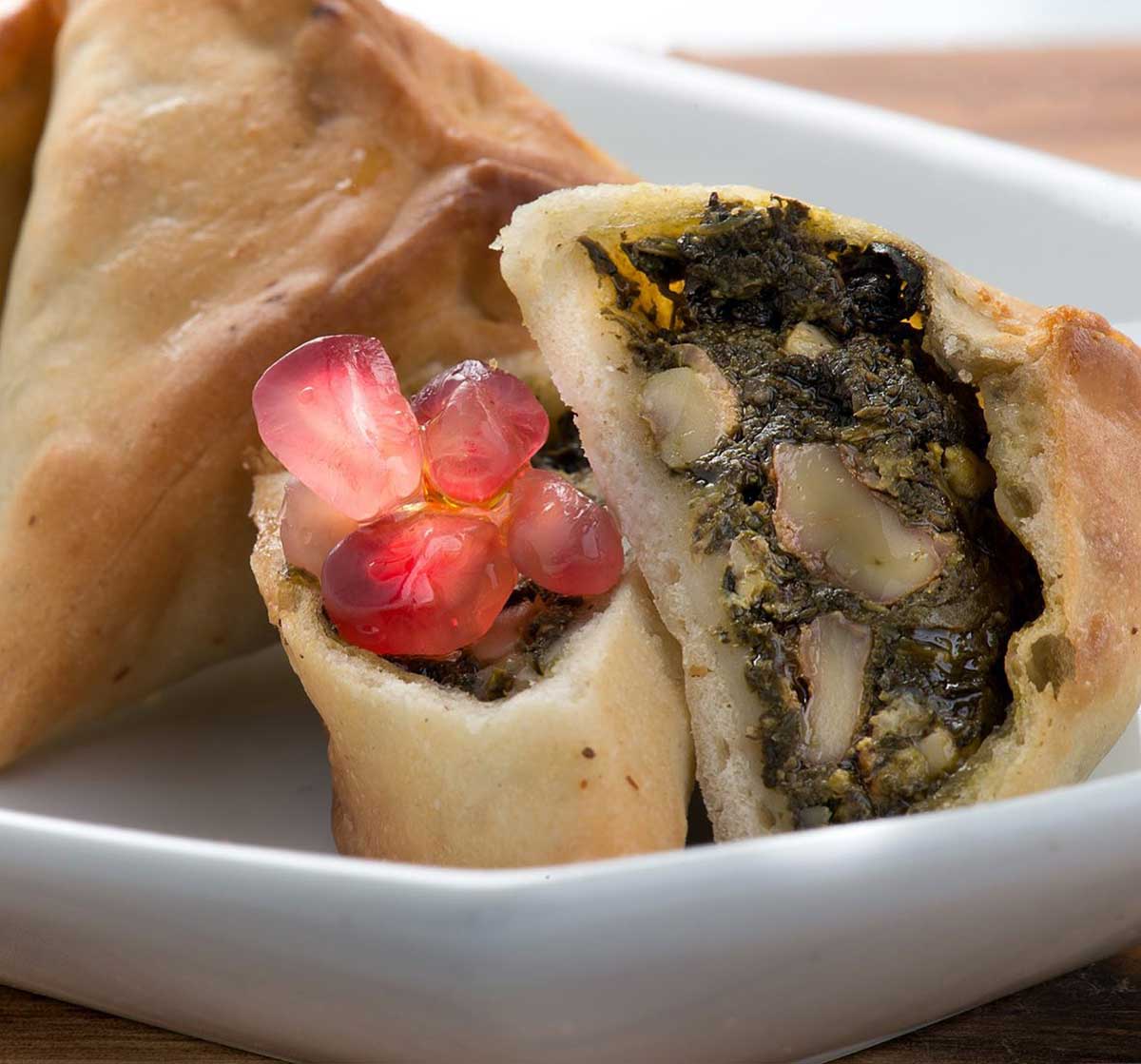 Triángulos de hojaldre