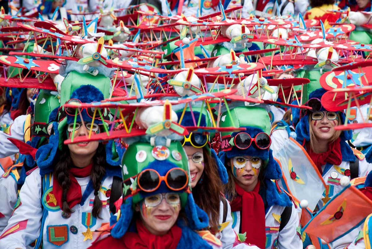 Vecinos de Badajoz en Carnaval