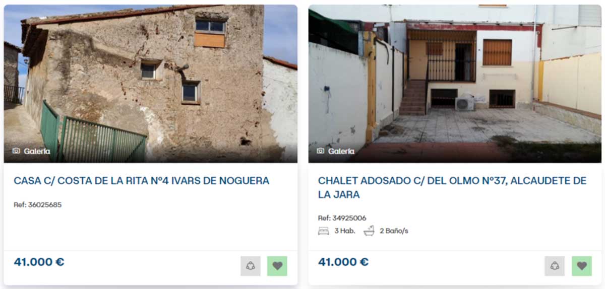 Viviendas por 41.000 euros