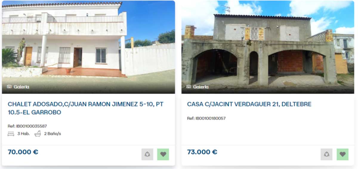 Vivienda en venta por 70.000 euros