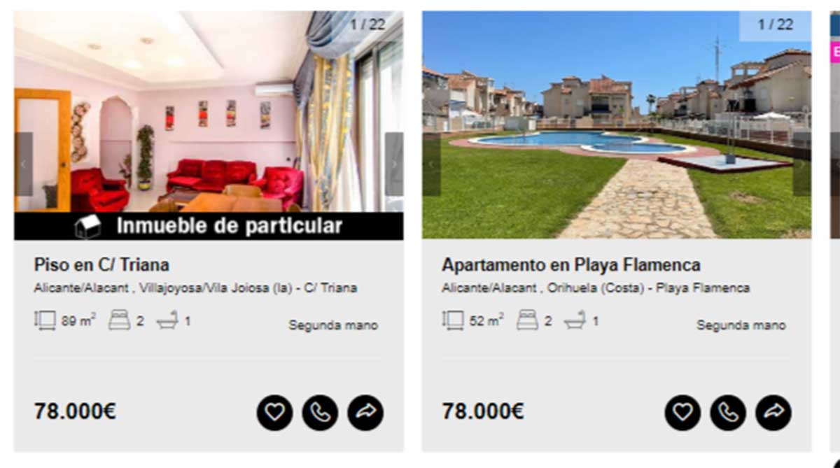 Apartamentos en venta por menos de 80.000 euros