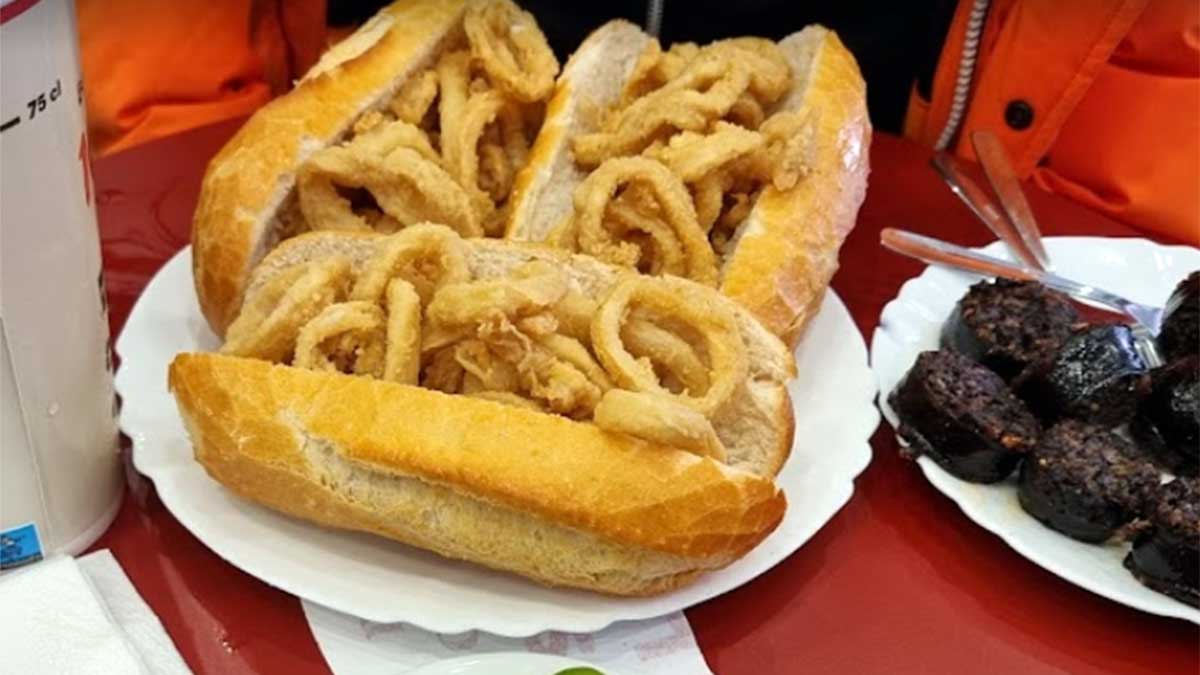 Bocata de calamares en La Campana