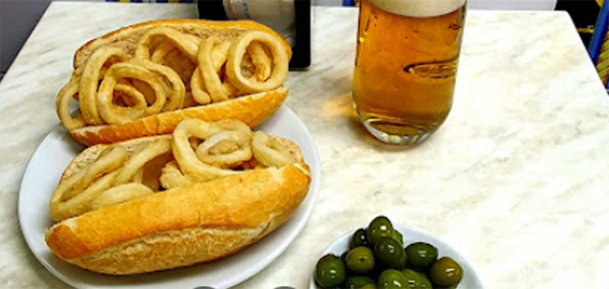 Bocata de calamares La Ideal
