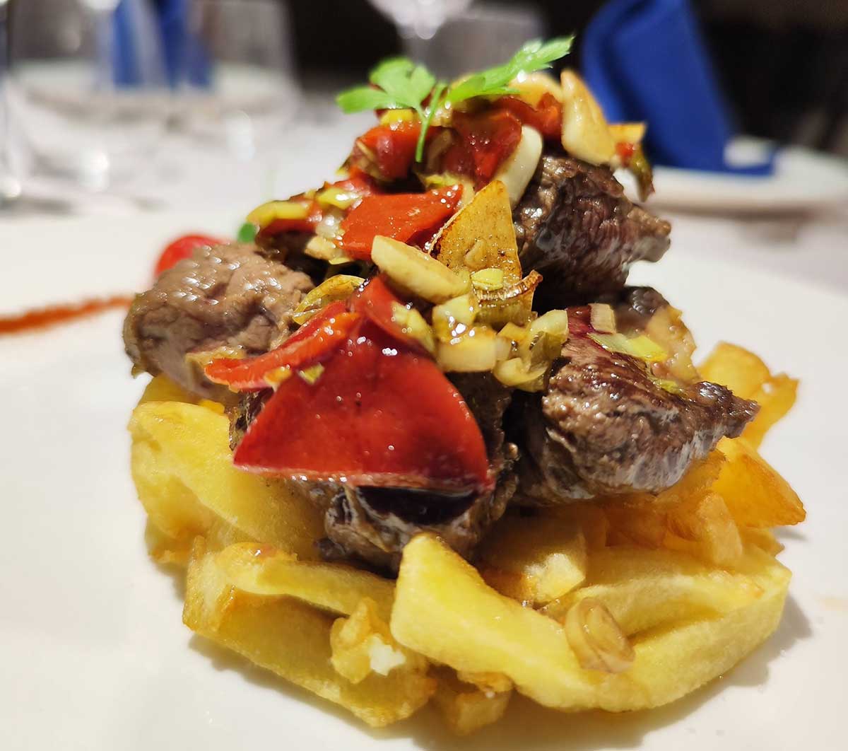 Combinado con entreantes