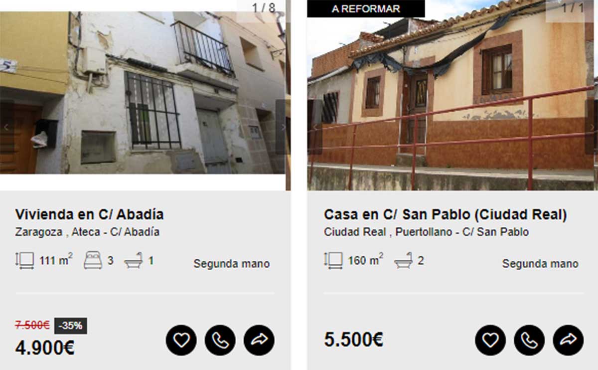 Casa en venta por 5.000 euros