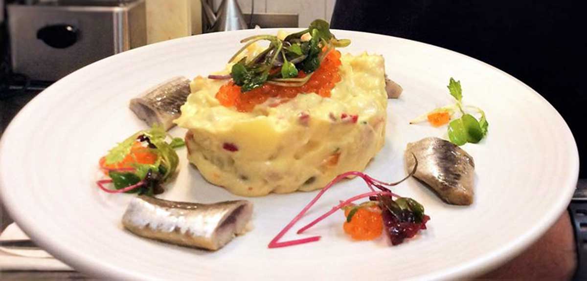 Entrante de ensaladilla