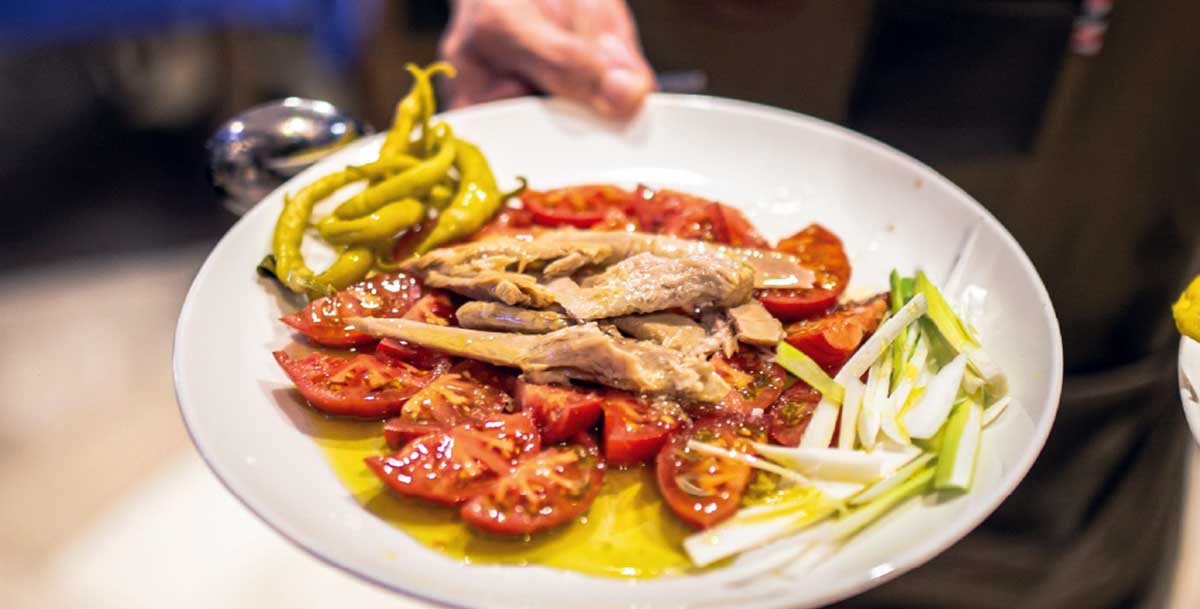 Ensalada con ventresca