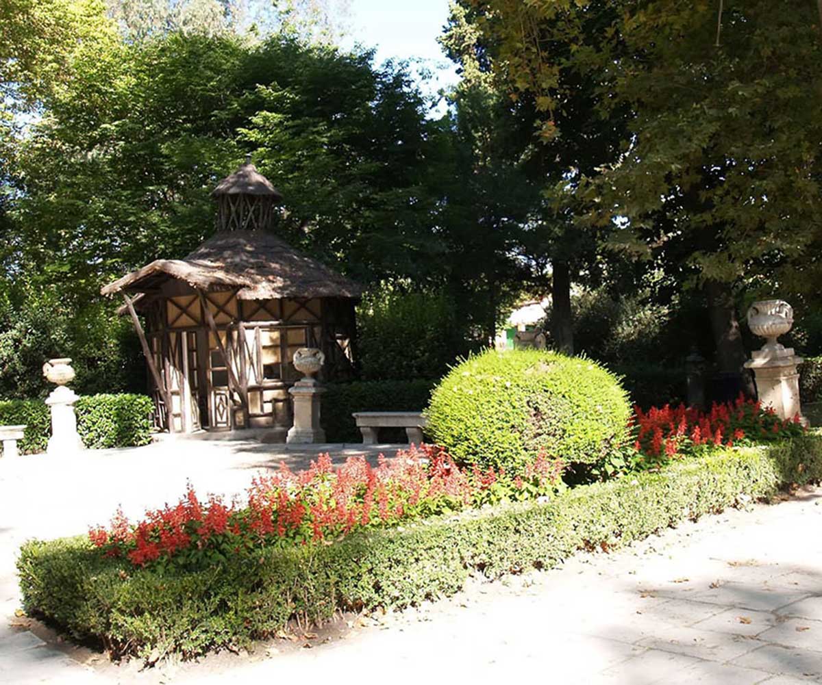 Zona del jardín del príncipe
