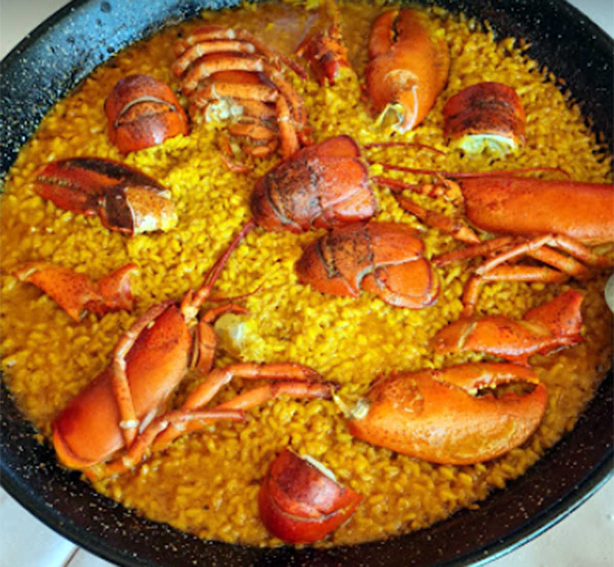 Arroz con bogavante