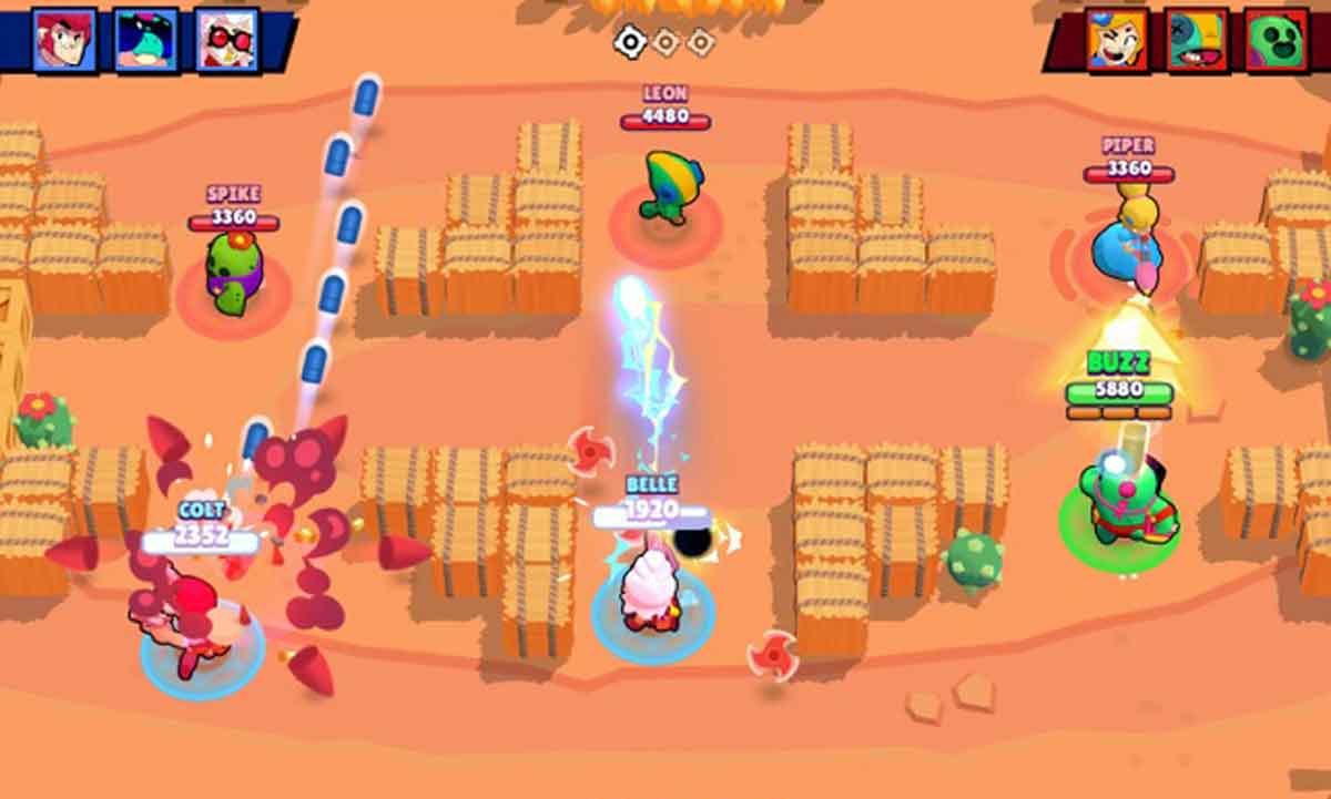 Juego para móvil Brawl Stars.