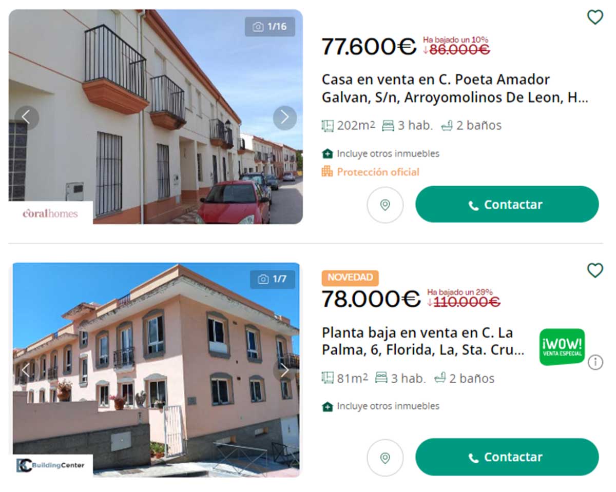 Casa en venta con patio por 77.000 euros