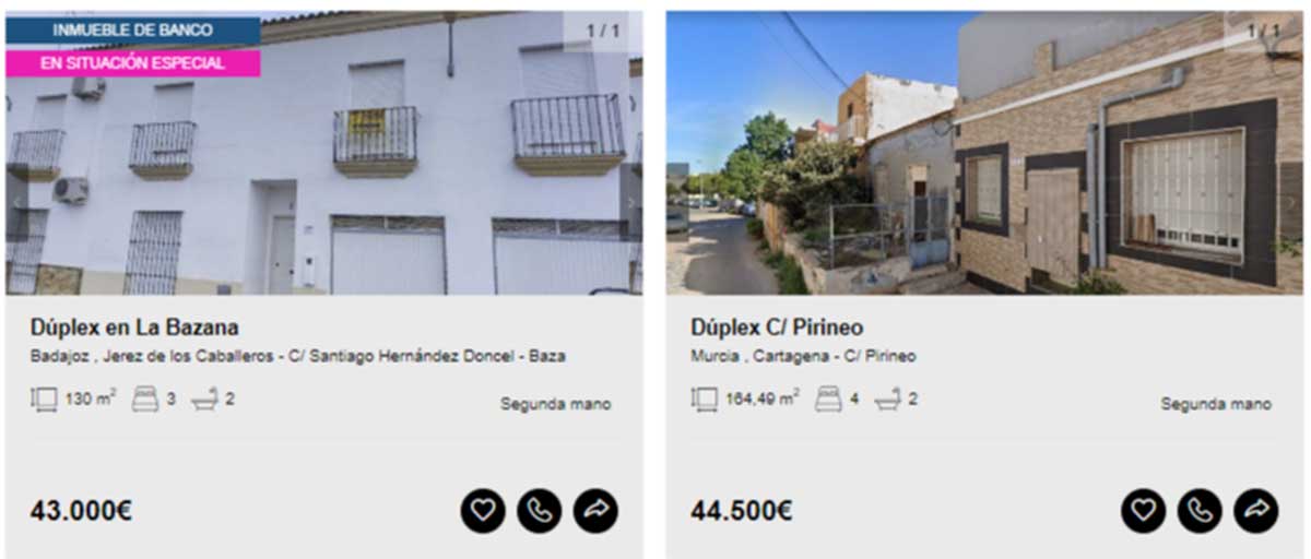 Dúplex en venta por 43.000 euros