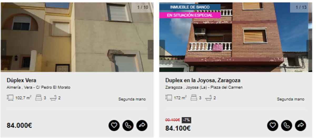Dúplex por 84.000 euros