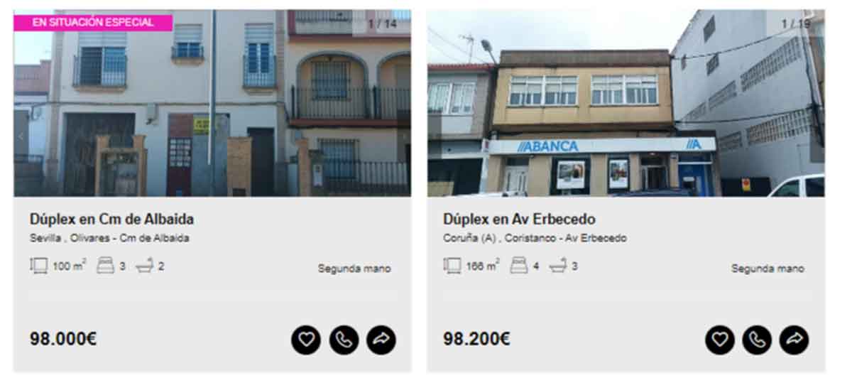 Dúplex en venta por 98.000 euros
