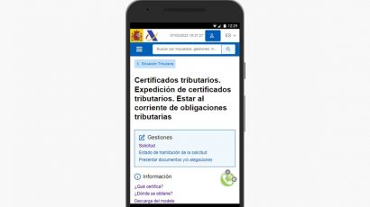 Cómo descargar el certificado de estar al corriente con Hacienda