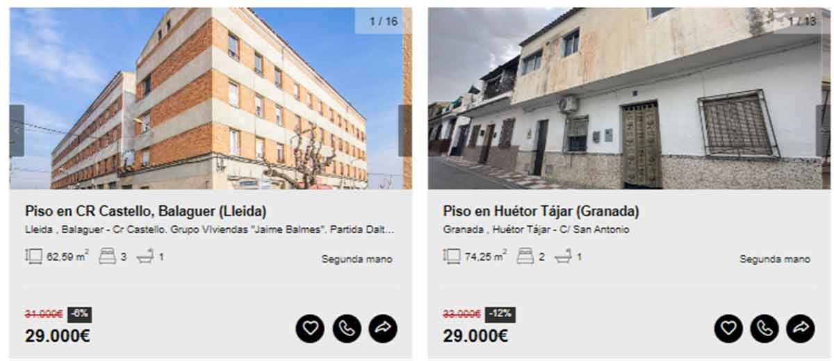 Vivienda en venta por 29.000 euros