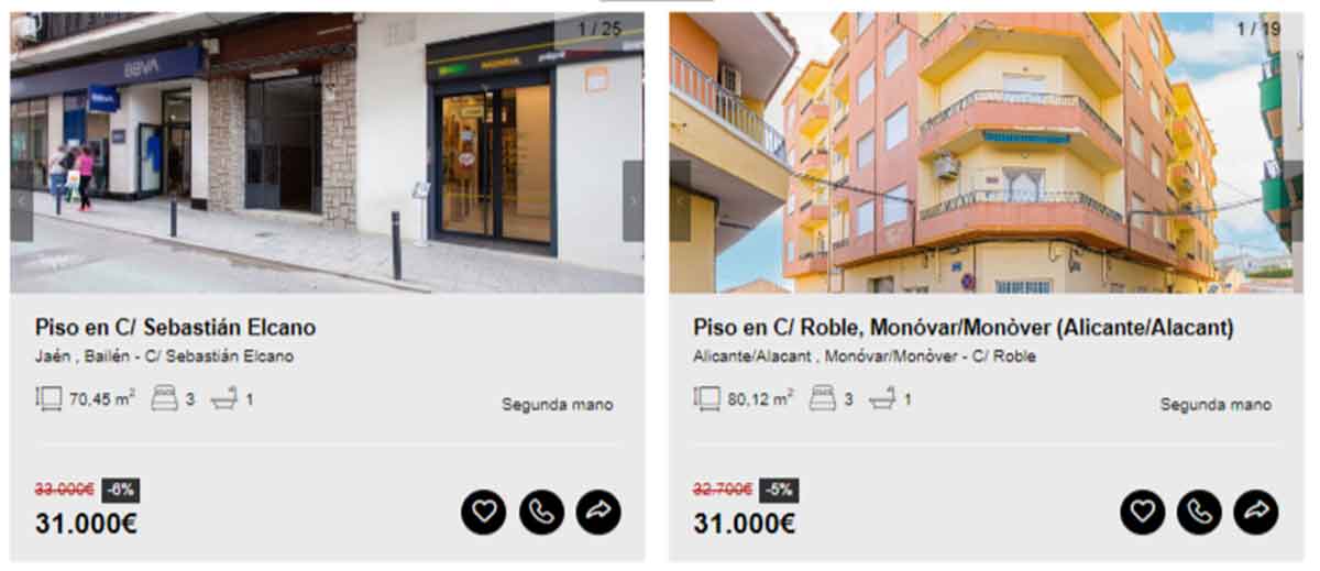 Piso a la venta por 31.000 euros