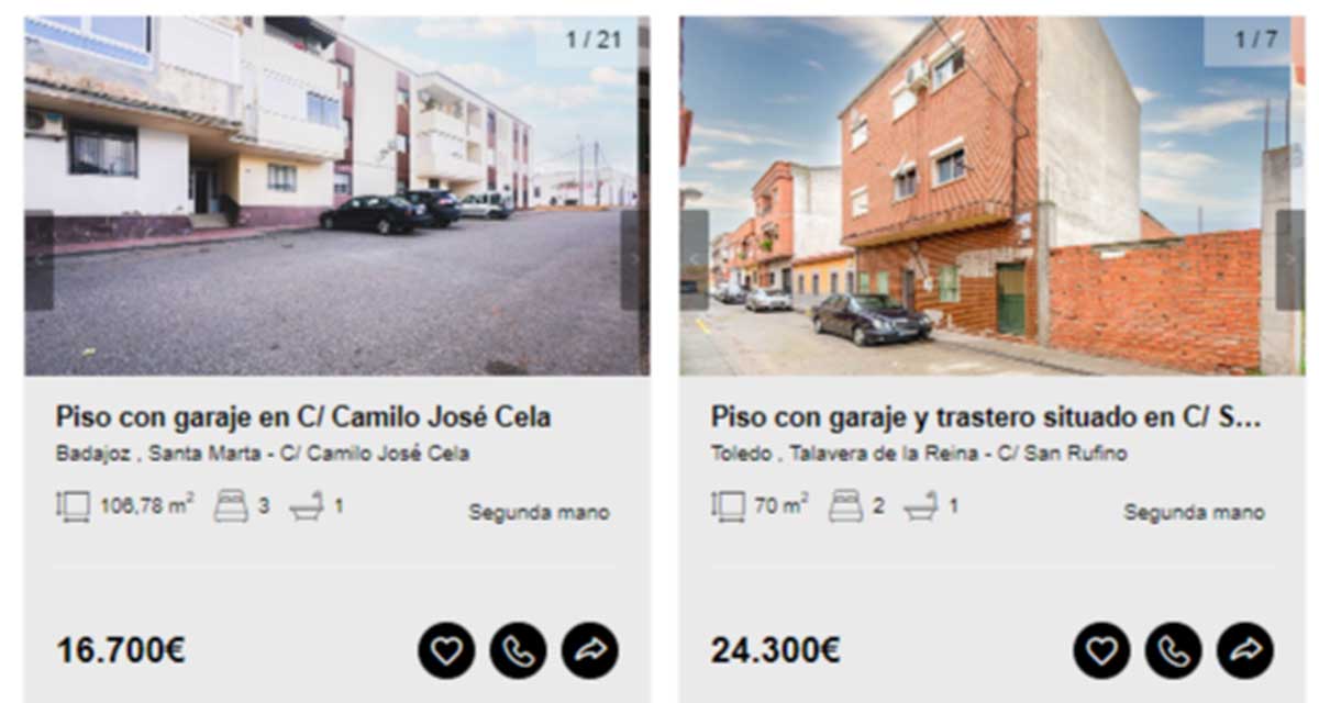 Piso en venta con garaje en Solvia por 20.000 euros