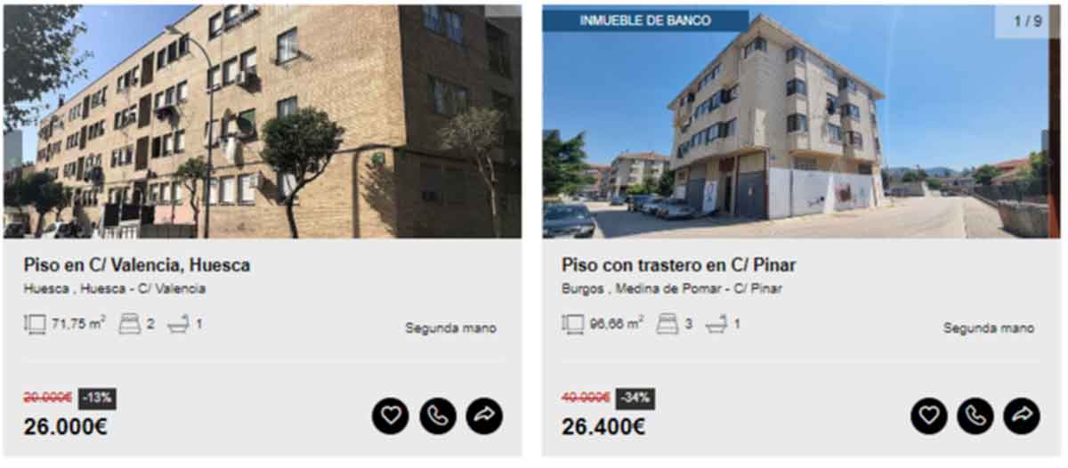 Piso en venta por 26.000 euros