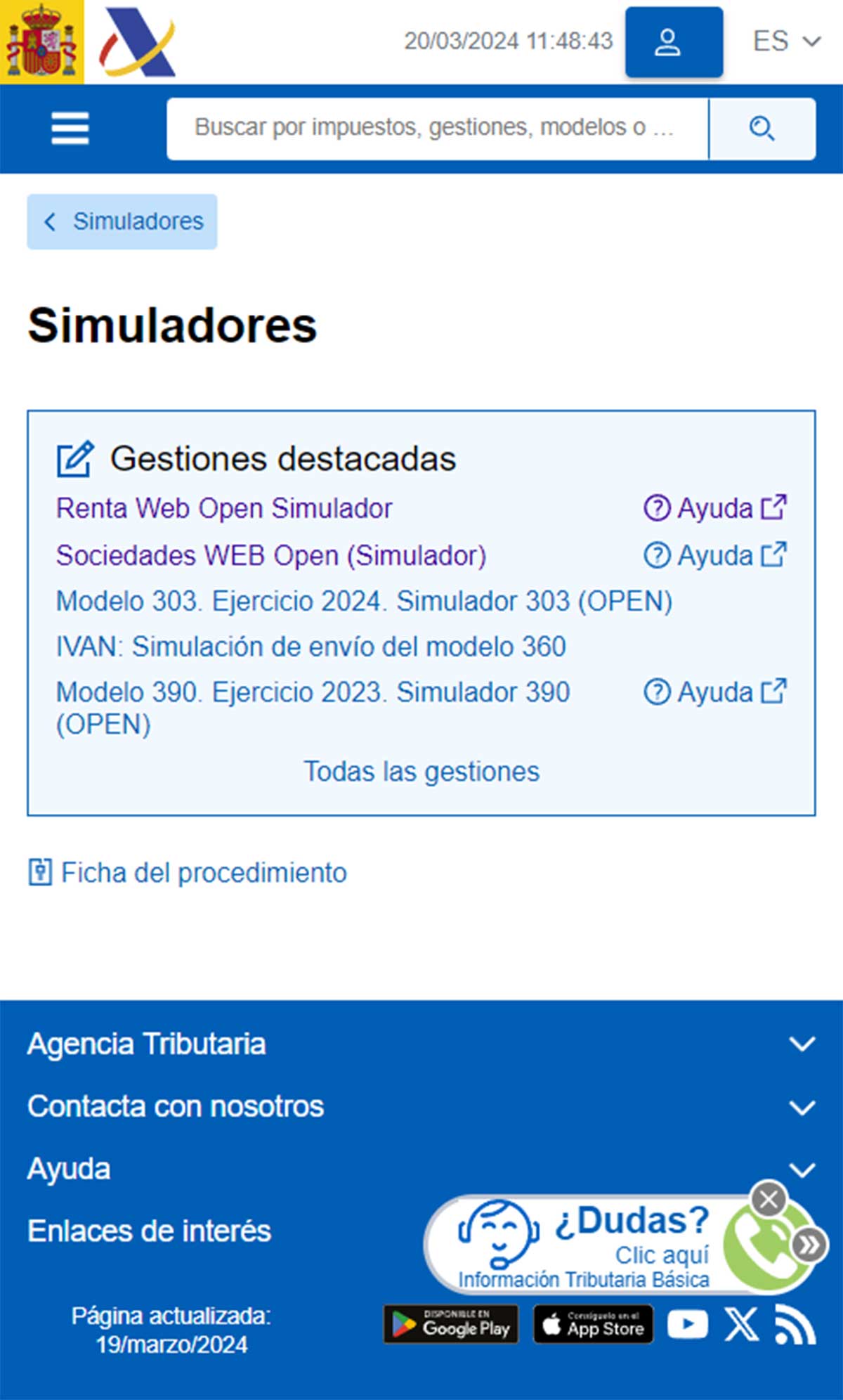 Acceder al simulador