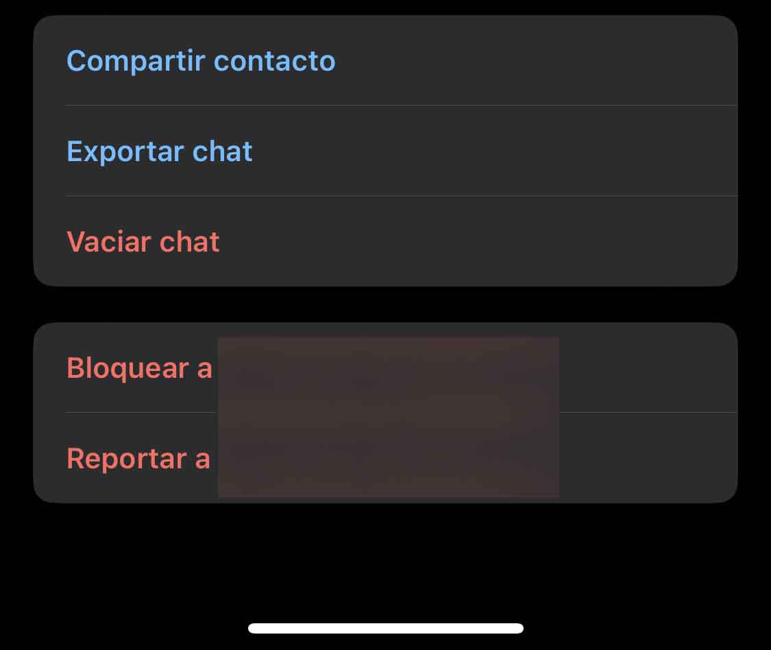 Bloquear A contacto