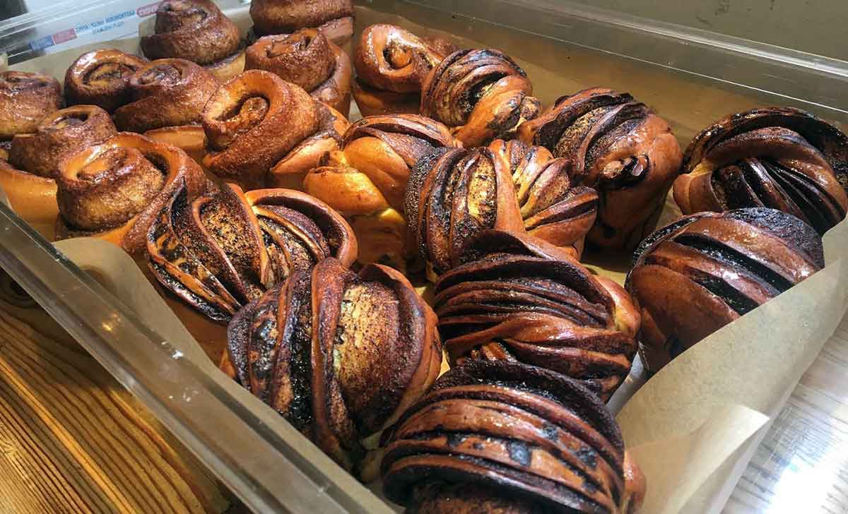 Bollos recién horneados