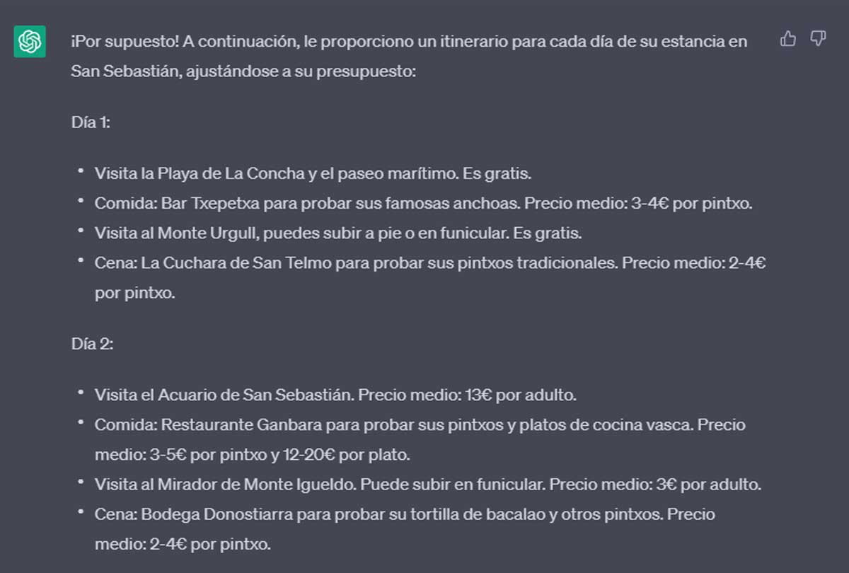 Cómo planificar un viaje con ChatGPT.
