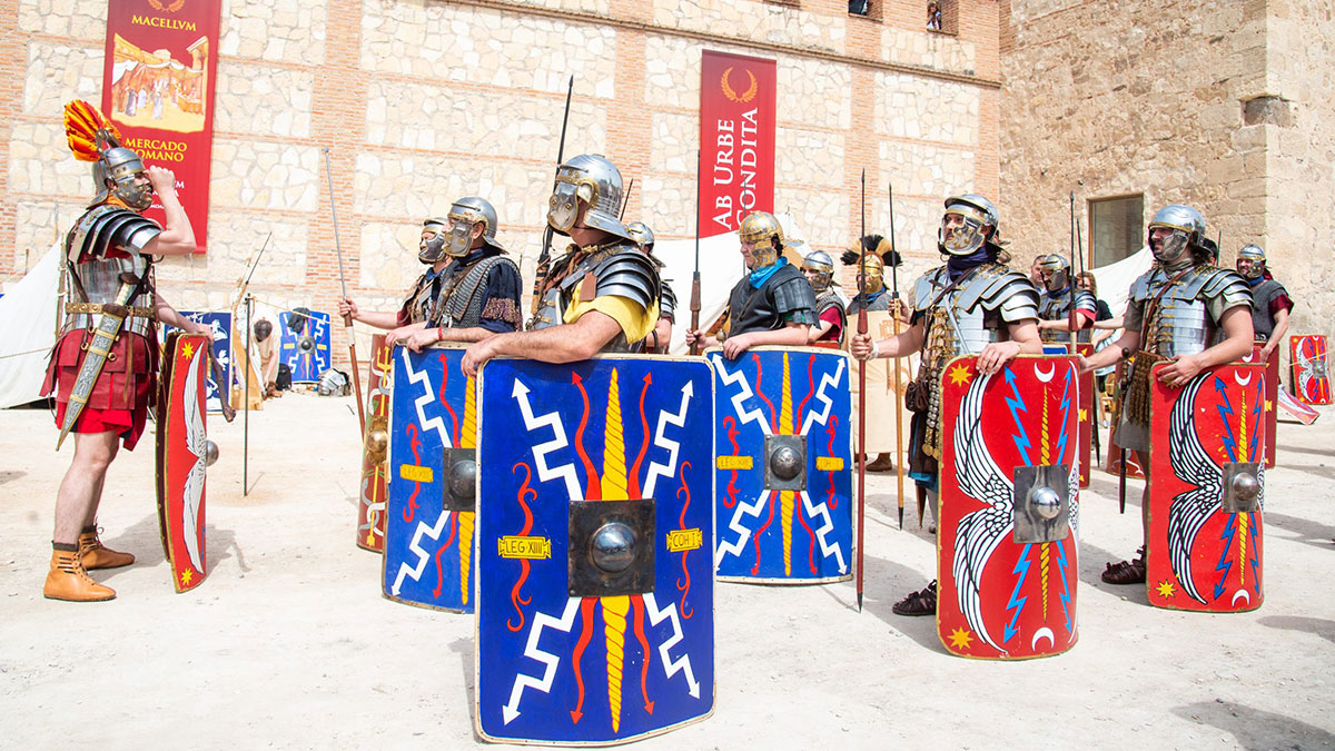 Representación mercado romano