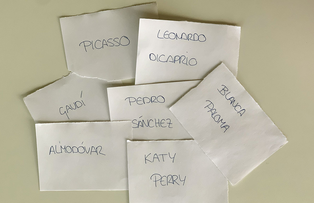 Juego dime quién soy