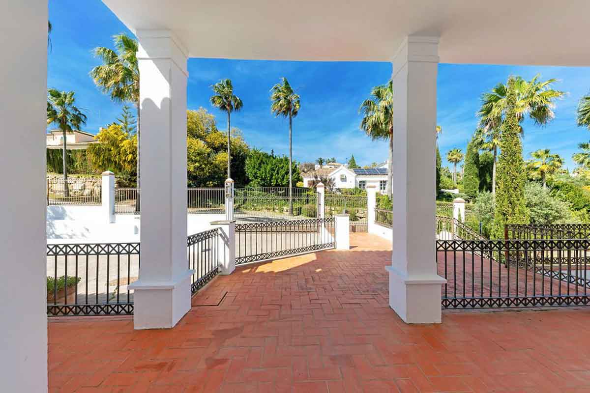 Exterior de la villa