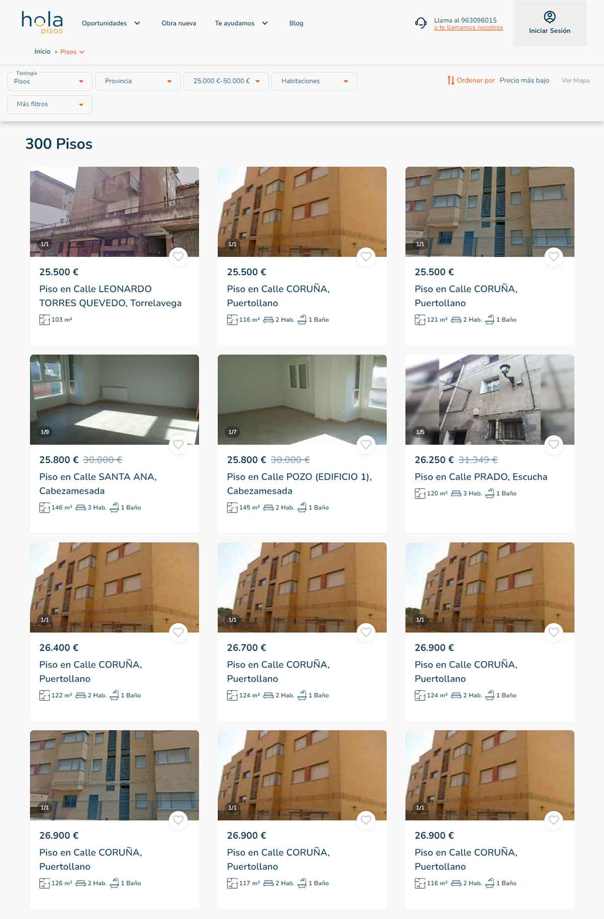 Catálogo de Holapisos