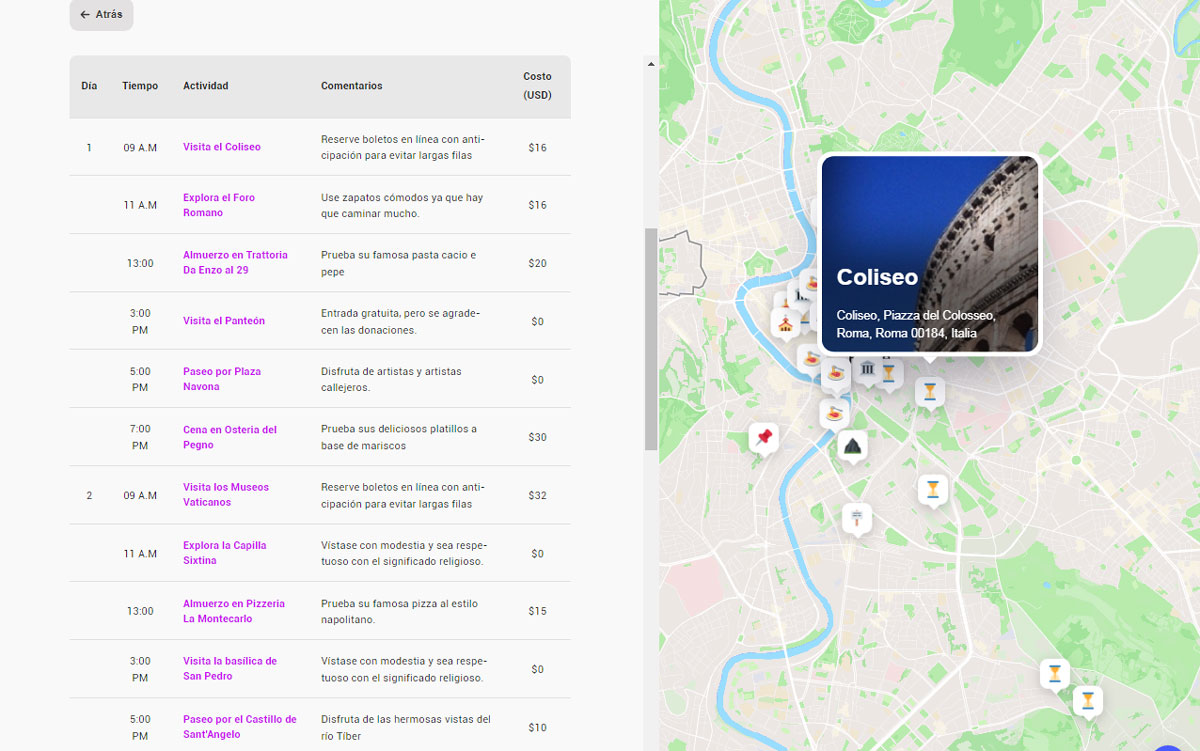 Mapa de tripplanner.