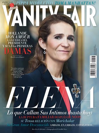 Portada de Vanity Fair con la infanta Elena.