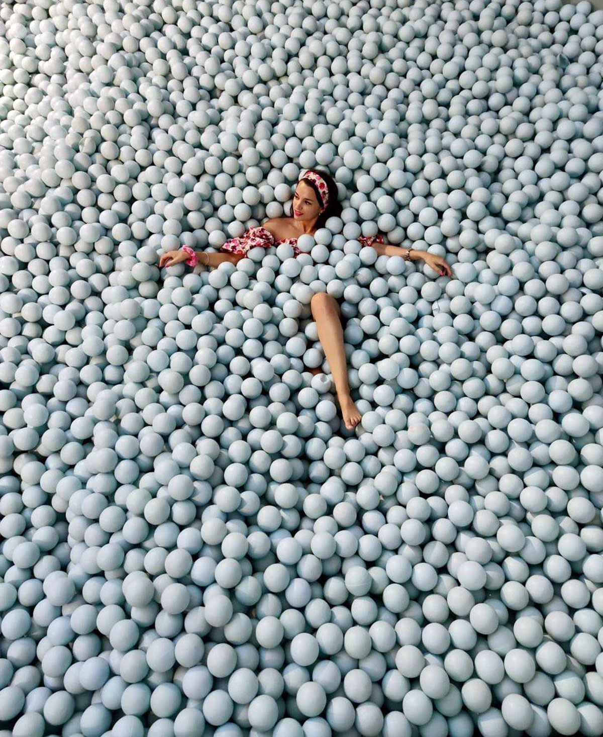 Mar de bolas de plástico