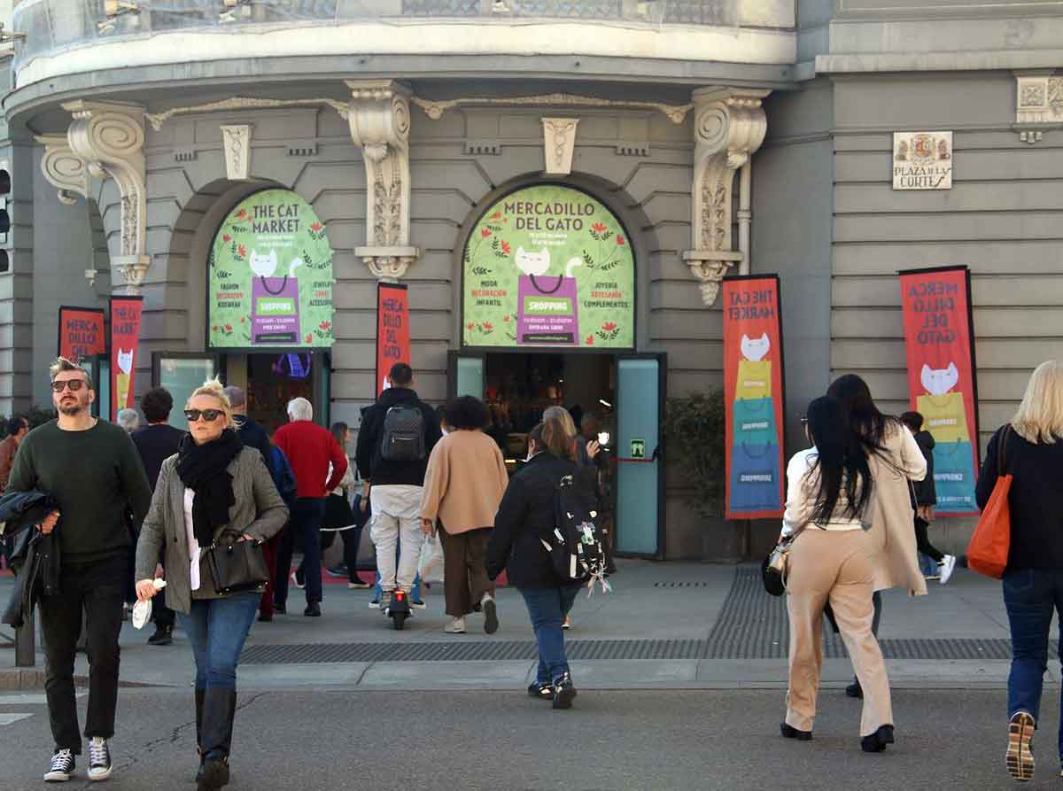 Entrada mercadillo del gato