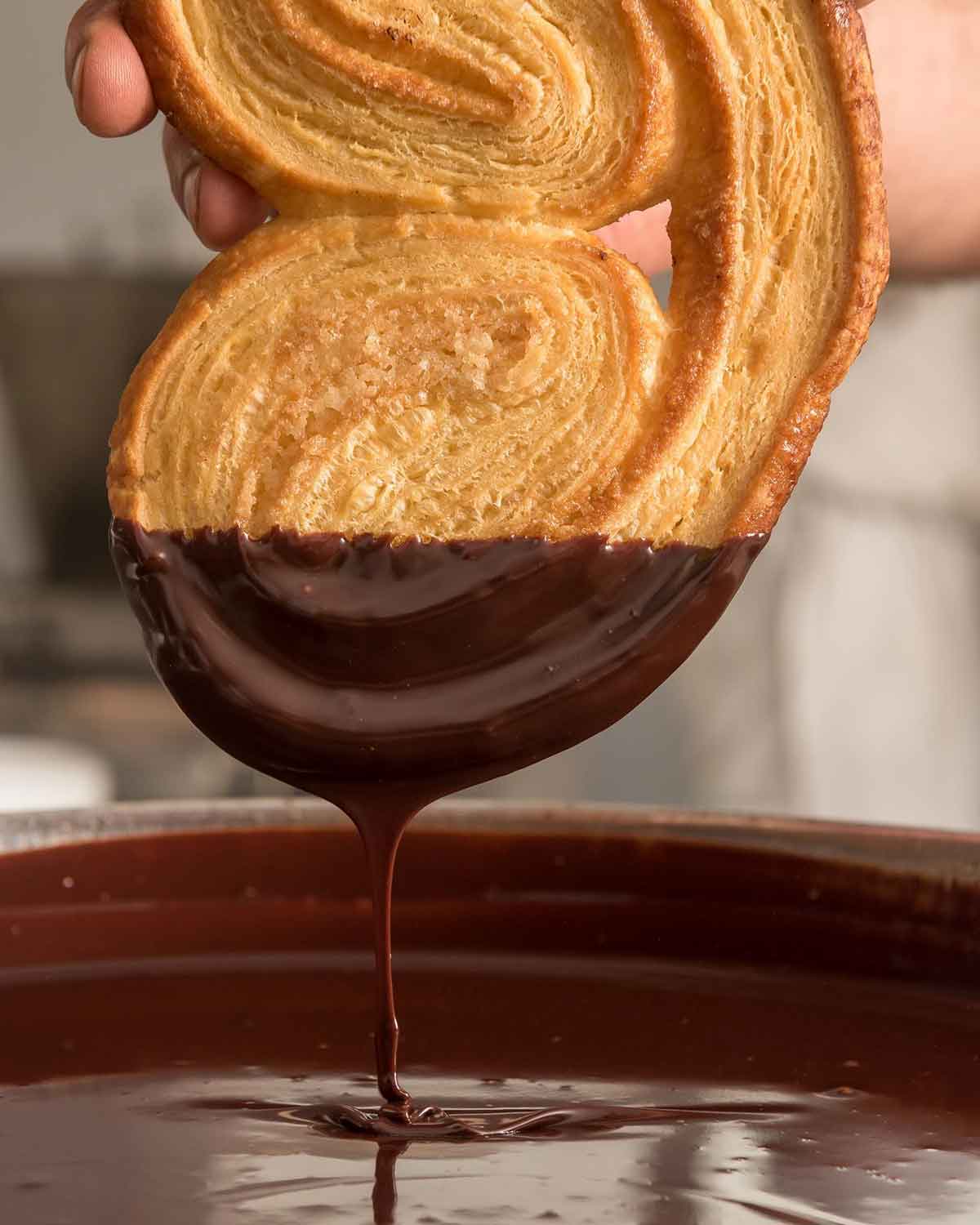 Palmera de chocolate