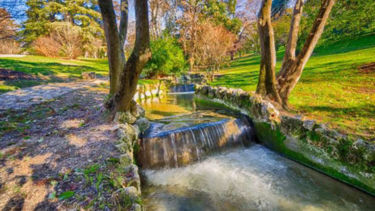Paisaje parque del oeste