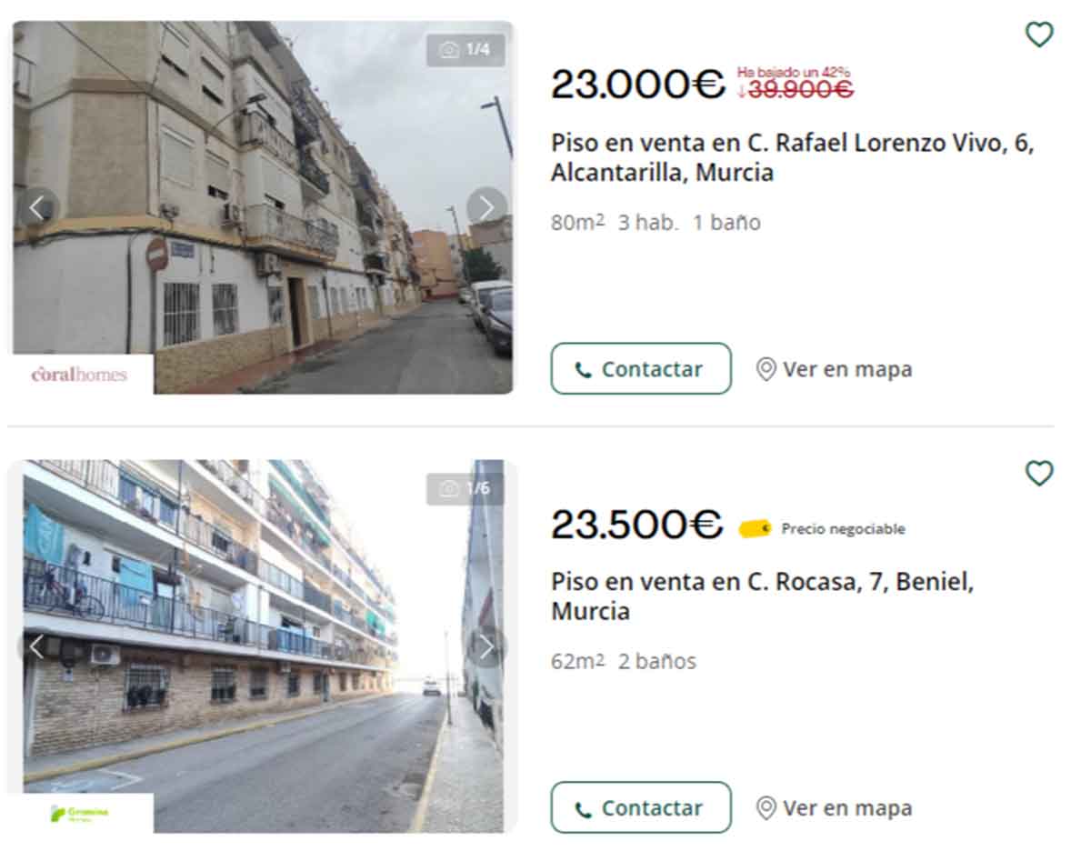 Vivienda en venta por 23.000 euros